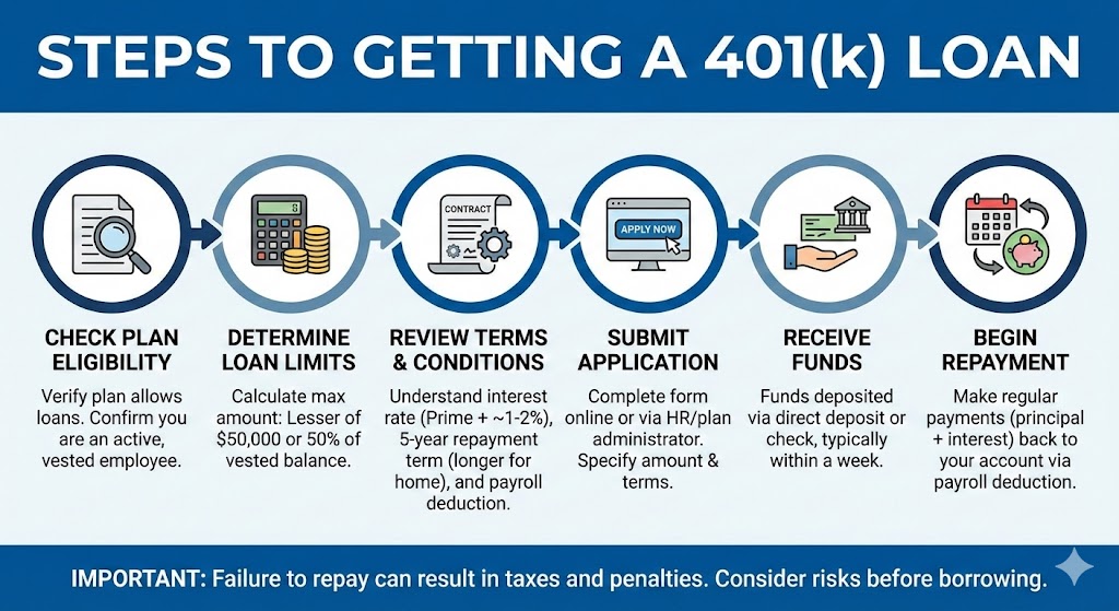 Steps to 401k Loan